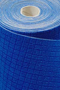 Tappeti rotolo microfibra blu
